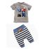 2 Pieces Cutie Cars T-Shirt Tops + Pants Kids Clothes Set Casual Baby Outfit