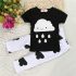 2 Pieces Cutie Happy Cloud T-Shirt Top + Pants Kids Clothes Set Casual Baby Outfit