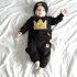 2 Pieces Cutie Pie King Joggers Kids Clothes Set Fashionable Baby Outfit