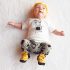 2 Pieces Cutie Pie Monster T-shirt Top + Pants Kids Clothes Set Fashionable Baby Outfit