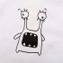 2 Pieces Cutie Pie Monster T-shirt Top + Pants Kids Clothes Set Fashionable Baby Outfit