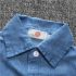 2 Pieces Denim Skinny Shirt and Chino Red Pants Clothes Set Fashionable Boy Outfit