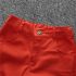 2 Pieces Denim Skinny Shirt and Chino Red Pants Clothes Set Fashionable Boy Outfit