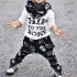 2 Pieces Hip To The Bone Long Sleeve Top + Pants Kids Clothes Set Casual Baby Outfit
