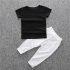 2 Pieces The Beatles T-shirt Tops + Pants Kids Clothes Set Casual Boys Outfit