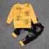 2 Pieces Third Eye T-shirt Tops + Pants Kids Clothes Set Fashionable Baby Outfit