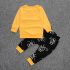 2 Pieces Third Eye T-shirt Tops + Pants Kids Clothes Set Fashionable Baby Outfit
