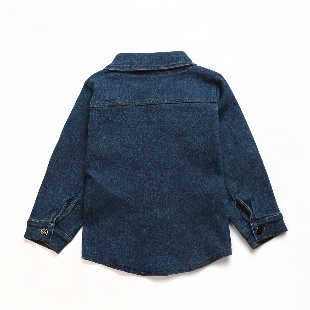 3 Pieces Denim Shirt Bow Tie + Chino Red Pants Kids Clothes Set Fashionable Boy Outfit
