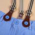 3 Pieces Summer Arvo Stylish Navy Blue Shirt And Royal Blue Chino With Suspenders Clothes Set fashionable Boy Outfit