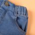 3 Pieces Summer Arvo Stylish White Polo With A Bow Tie + Navy Blue Cardigan And Denim Jeans Clothes Set fashionable Boy Outfit