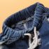 3 Pieces Union Jack + American Flag T-Shirts And Denim Joggers Pants Clothes Set Casual Boy Outfit