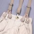 4 Pieces Summer Arvo Stylish White Short Sleeves Shirt with Bow Tie & Suspenders + khaki Chino Shorts Clothes Set fashionable Boy Outfit