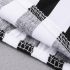 2 Pieces Summer Arvo Stylish Black N White Striped Ribbon Short Sling Top + Ripped Skinny White Pants Clothes Set fashionable Girls Outfit