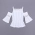 2 Pieces Summer Arvo Stylish Eyelash Lace Hollow Out Blouse + Floral Denim Clothes Set fashionable Girls Outfit
