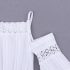 2 Pieces Summer Arvo Stylish Eyelash Lace Hollow Out Blouse + Floral Denim Clothes Set fashionable Girls Outfit