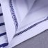 2 Pieces Summer Beach Stylish Pocket T-Shirt + Comfy Colourful Striped Shorts Clothes Set fashionable Boy Outfit