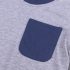 2 Pieces Summer Beach Stylish Pocket T-Shirt + Comfy Colourful Striped Shorts Clothes Set fashionable Boy Outfit