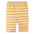2 Pieces Summer Beach Stylish T-Shirt With Toucan Patched + Comfy Yellow and White Striped Shorts Clothes Set fashionable Boy Outfit