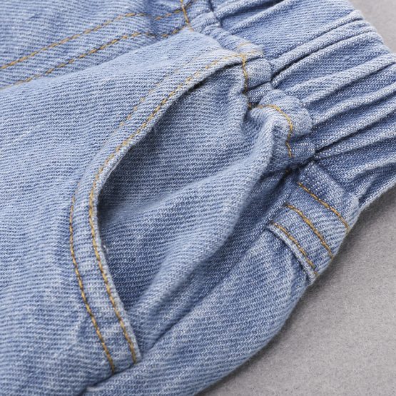 3 Pieces Summer Arvo Yellow Memoire Printed Knot Front Frill Ruffle Sleeve Top With Bow HeadBand + Ripped Skinny Denim Pants Clothes Set fashionable Girls Outfit