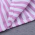 3 Pieces Summer Off Shoulder Pink Striped Top With Matching Bow Headband + Ripped Skinny Pink Pants Clothes Set fashionable Girls Outfit