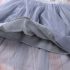 1 Piece Summer Ivory Lace Shoulder Detail Back Bow Tie Blue Tutu Dress Clothes Set fashionable Girls Outfit