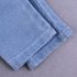 2 Pieces Summer Arvo Blue Raffle Off Shoulder Top + Flower Denim Pants Clothes Set fashionable Girls Outfit