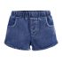 2 Pieces Summer Base Blush Ruffle Sleeveless Top + Back Pocket Denim Short Clothes Set fashionable Girls Outfit