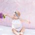2 Pieces Summer Ivory Ruffle Lace Detail Top + Wave Lace Detail Shorts Skirt Clothes Set fashionable Baby Girls Outfit