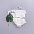 2 Pieces Summer Ivory Ruffle Lace Detail Top + Wave Lace Detail Shorts Skirt Clothes Set fashionable Baby Girls Outfit