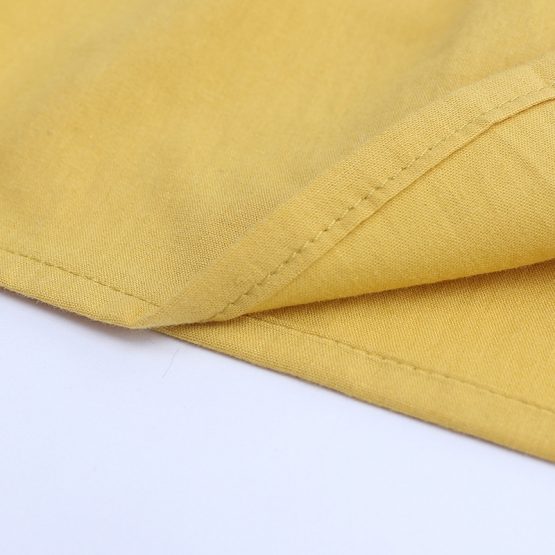 2 Pieces Summer Mustard Lace Off Shoulder Top + Frayed Hem Denim Short Clothes Set fashionable Girls Outfit