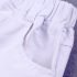 2 Pieces Summer Pink Off Shoulder Top + White Ripped Chino Short Clothes Set fashionable Girls Outfit