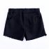 2 Pieces Summer Yellow Mustard Ruffle Top + Black Frayed Hem Chino Short Clothes Set fashionable Girls Outfit
