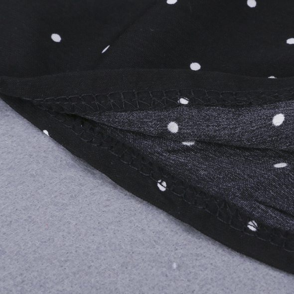 3 Pieces Summer Black Polka Dot Frill Bandeau Top With Matching Headband + Ripped Denim Pants Clothes Set fashionable Girls Outfit