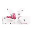 3 Pieces Summer Flowers Pattern White Off Shoulder Top With Matching Headband + Black Ripped Chino Short Clothes Set fashionable Girls Outfit
